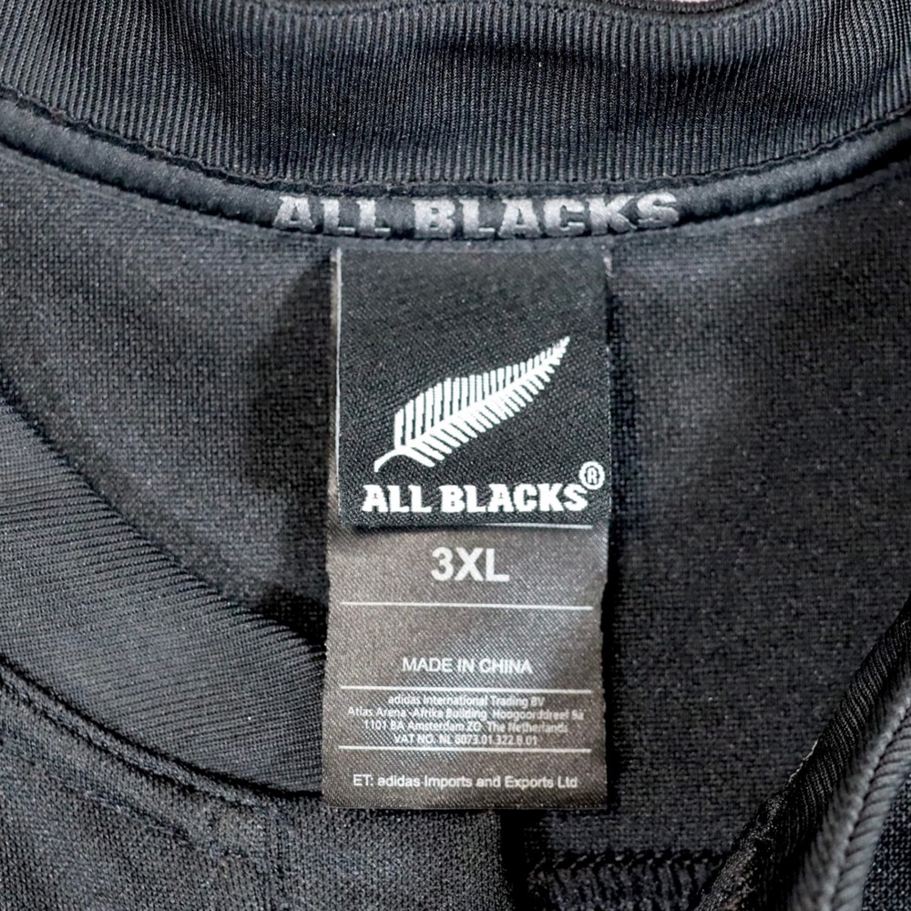 Adidas All Blacks Rugby Jersey Mens 3XL Black Butler 5 Signed Sports Activewear - Picture 11 of 13
